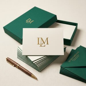 Cinque Letterpress Card Set