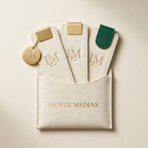 Cinque Linen Bookmark Set
