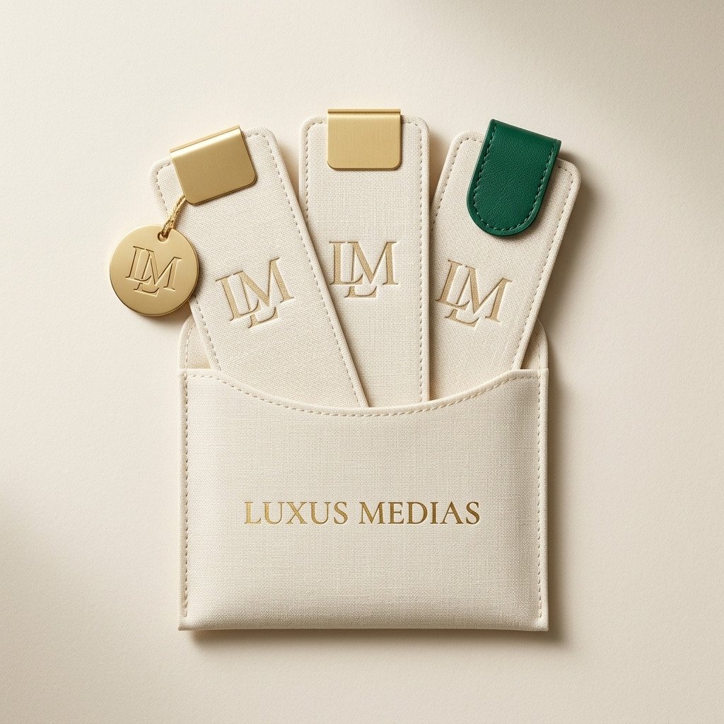 Cinque Linen Bookmark Set