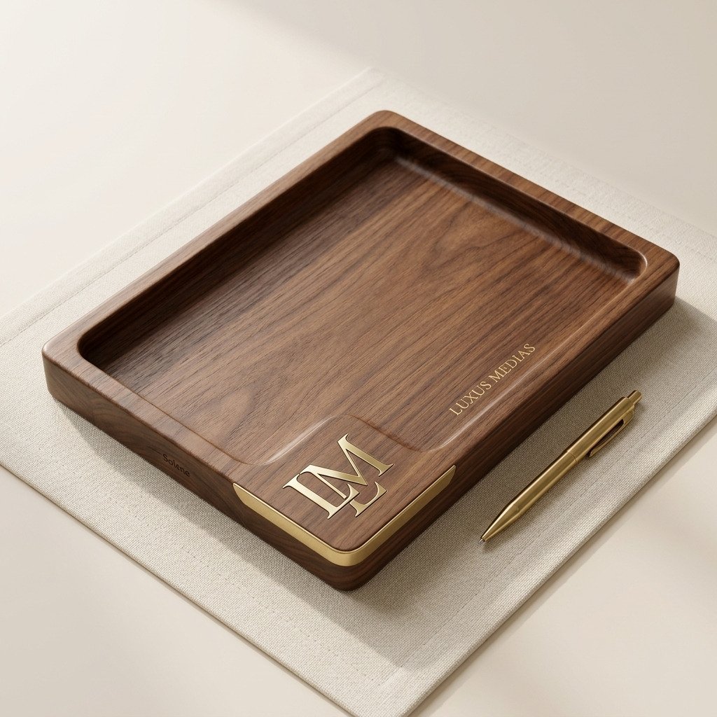 Solene Walnut Tray